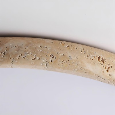 Tatum Modern Travertine Disc LED Ceiling Light Tatum Modern Travertine Disc LED Ceiling Light