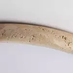 Tatum Modern Travertine Disc LED Ceiling Light