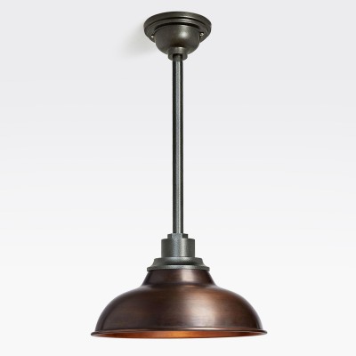 Creed Industrial Dome Metal Pendant Light Creed Industrial Dome Metal Pendant Light