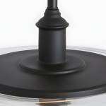 Xena Scandinavian Layered Clear Glass Pendant Light