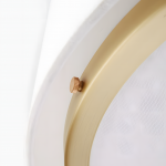 Zuri Farmhouse Drum Linen Ceiling Light