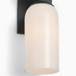 Iliana Rustic White Glass Double Tube Wall Sconce Iliana Rustic White Glass Double Tube Wall Sconce