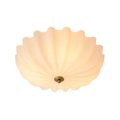 Dakota Modern Flower Shape Milk Glass Ceiling Light Dakota Modern Flower Shape Milk Glass Ceiling Light