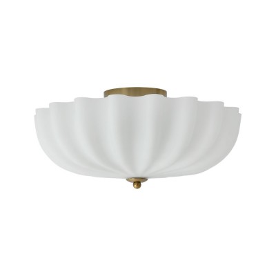 Dakota Modern Flower Shape Milk Glass Ceiling Light Dakota Modern Flower Shape Milk Glass Ceiling Light