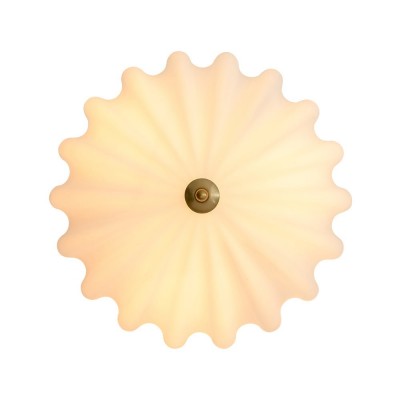 Dakota Modern Flower Shape Milk Glass Ceiling Light Dakota Modern Flower Shape Milk Glass Ceiling Light