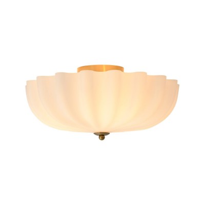 Dakota Modern Flower Shape Milk Glass Ceiling Light Dakota Modern Flower Shape Milk Glass Ceiling Light