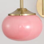 Luka Retro Bauhaus Globe Glass Sconce