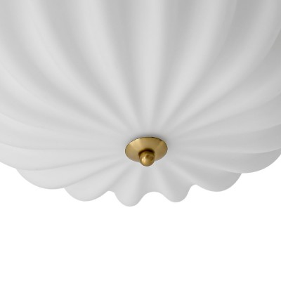 Dakota Modern Flower Shape Milk Glass Ceiling Light Dakota Modern Flower Shape Milk Glass Ceiling Light