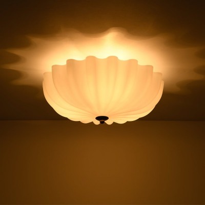 Dakota Modern Flower Shape Milk Glass Ceiling Light Dakota Modern Flower Shape Milk Glass Ceiling Light