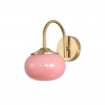 Luka Retro Bauhaus Globe Glass Sconce