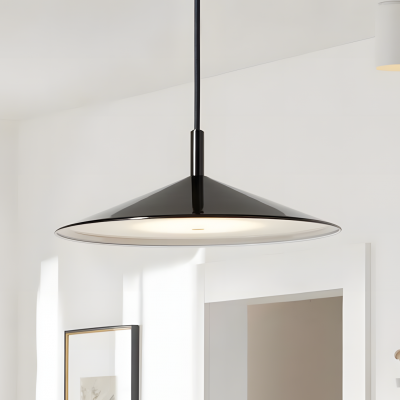 Tegan Scandinavian Cone Shaped Metal Pendant Light Tegan Scandinavian Cone Shaped Metal Pendant Light