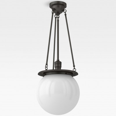 Dara Farmhouse Glass Globe Pendant Light