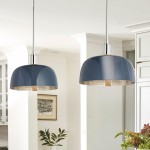 Frey Mid Century Metal Dome Pendant Light