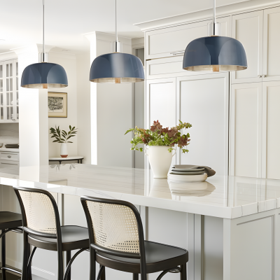 Frey Mid Century Metal Dome Pendant Light Frey Mid Century Metal Dome Pendant Light