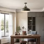 Drilon Nordic Morandi Metal Flush Mount Ceiling Light