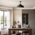 Drilon Nordic Morandi Metal Flush Mount Ceiling Light