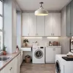 Drilon Nordic Morandi Metal Flush Mount Ceiling Light