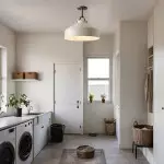 Drilon Nordic Morandi Metal Flush Mount Ceiling Light