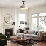 Drilon Nordic Morandi Metal Flush Mount Ceiling Light