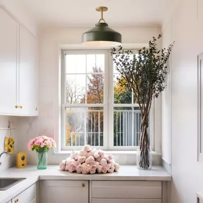 Drilon Nordic Morandi Metal Flush Mount Ceiling Light Drilon Nordic Morandi Metal Flush Mount Ceiling Light