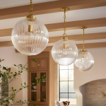 Javier Natural Linen Double Fabric Drum Pendant Light Javier Natural Linen Double Fabric Drum Pendant Light
