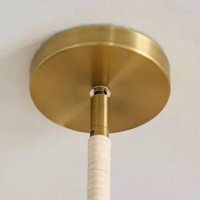 Daxter Bohemian Woven Rattan Scalloped Pendant Light Daxter Bohemian Woven Rattan Scalloped Pendant Light