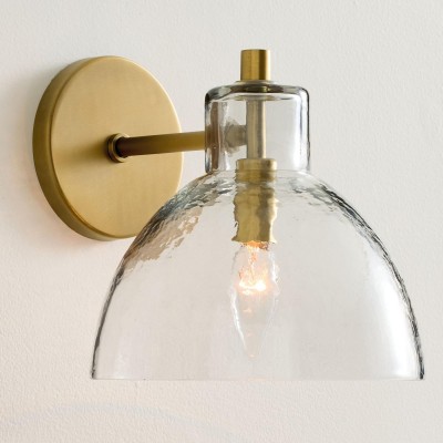 Keen Farmhouse Cooper Recycled Glass Dome Sconce Keen Farmhouse Cooper Recycled Glass Dome Sconce