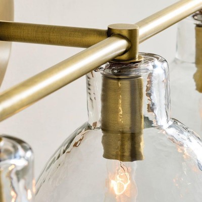 Keen Farmhouse Cooper Recycled Glass Dome Sconce Keen Farmhouse Cooper Recycled Glass Dome Sconce