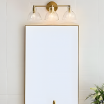 Keen Farmhouse Cooper Recycled Glass Dome Sconce