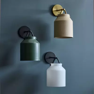 Drilon Nordic Minimalist Morandi Matte Metal Wall Sconce Drilon Nordic Minimalist Morandi Matte Metal Wall Sconce