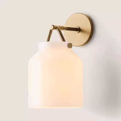 Drilon Nordic Minimalist Morandi Matte Metal Wall Sconce