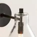 Oren Farmhouse Conical Glass Wall Sconce