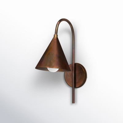 Maelle Vintage Industrial Metal Cone Sconce Maelle Vintage Industrial Metal Cone Sconce