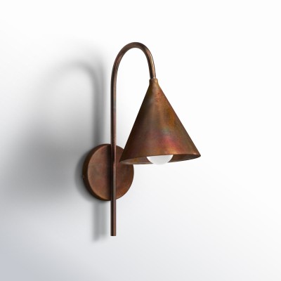 Maelle Vintage Industrial Metal Cone Sconce Maelle Vintage Industrial Metal Cone Sconce