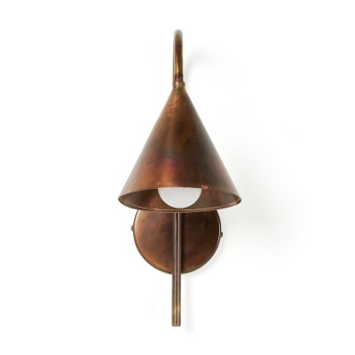 Maelle Vintage Industrial Metal Cone Sconce Maelle Vintage Industrial Metal Cone Sconce