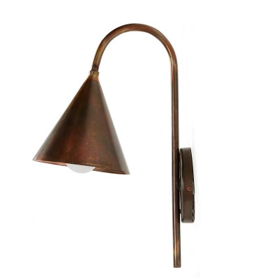 Maelle Vintage Industrial Metal Cone Sconce Maelle Vintage Industrial Metal Cone Sconce