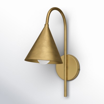 Maelle Vintage Industrial Metal Cone Sconce Maelle Vintage Industrial Metal Cone Sconce