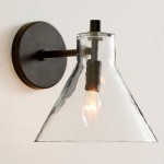 Oren Farmhouse Conical Glass Wall Sconce