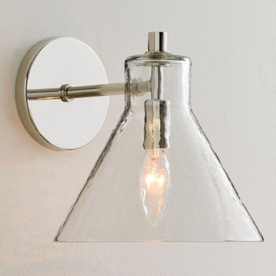 Oren Farmhouse Conical Glass Wall Sconce Oren Farmhouse Conical Glass Wall Sconce