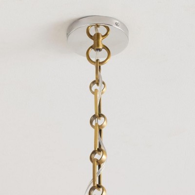 Oona Farmhouse Gold Glass Globe Pendant Light Oona Farmhouse Gold Glass Globe Pendant Light