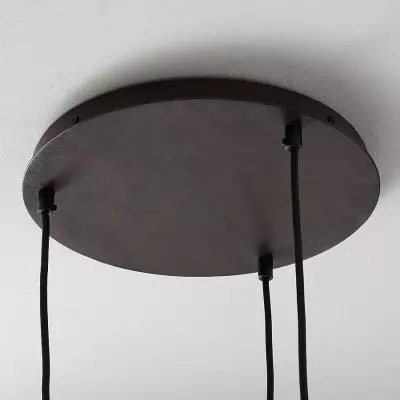 Neria Modern 3-Light Cluster Glass Pendant Light Neria Modern 3-Light Cluster Glass Pendant Light