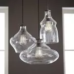 Neria Modern 3-Light Cluster Glass Pendant Light