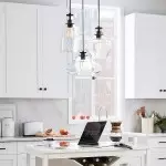 Neria Modern 3-Light Cluster Glass Pendant Light