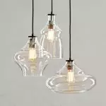 Poppy Farmhouse Ribbed Glass Dome Pendant Light Poppy Farmhouse Ribbed Glass Dome Pendant Light