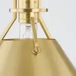 Jules Retro Metal Cone Pendant Light