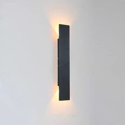 Pylar Matte Black Waterproof Led Linear Outdoor Wall Sconces Pylar Matte Black Waterproof Led Linear Outdoor Wall Sconces