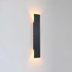 Pylar Matte Black Waterproof Led Linear Outdoor Wall Sconces Pylar Matte Black Waterproof Led Linear Outdoor Wall Sconces