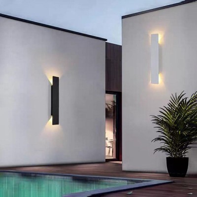 Pylar Matte Black Waterproof Led Linear Outdoor Wall Sconces Pylar Matte Black Waterproof Led Linear Outdoor Wall Sconces