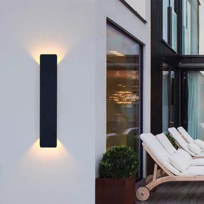 Pylar Matte Black Waterproof Led Linear Outdoor Wall Sconces Pylar Matte Black Waterproof Led Linear Outdoor Wall Sconces