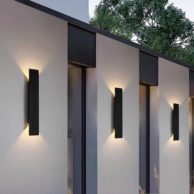 Pylar Matte Black Waterproof Led Linear Outdoor Wall Sconces Pylar Matte Black Waterproof Led Linear Outdoor Wall Sconces